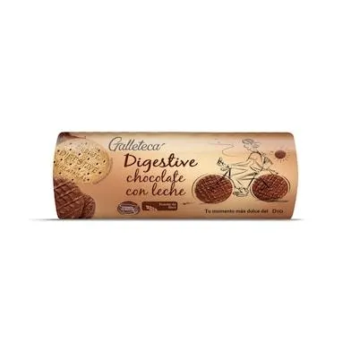 Galletas digestive con chocolate Galleteca paquete 300 g