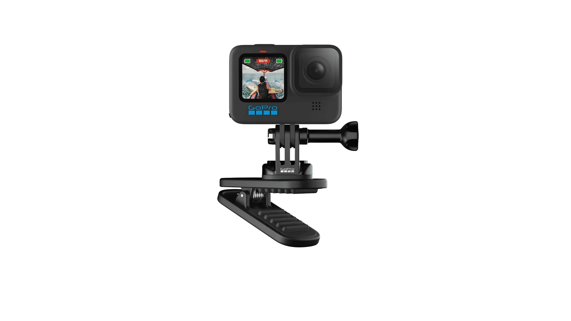 Clip giratorio magnético