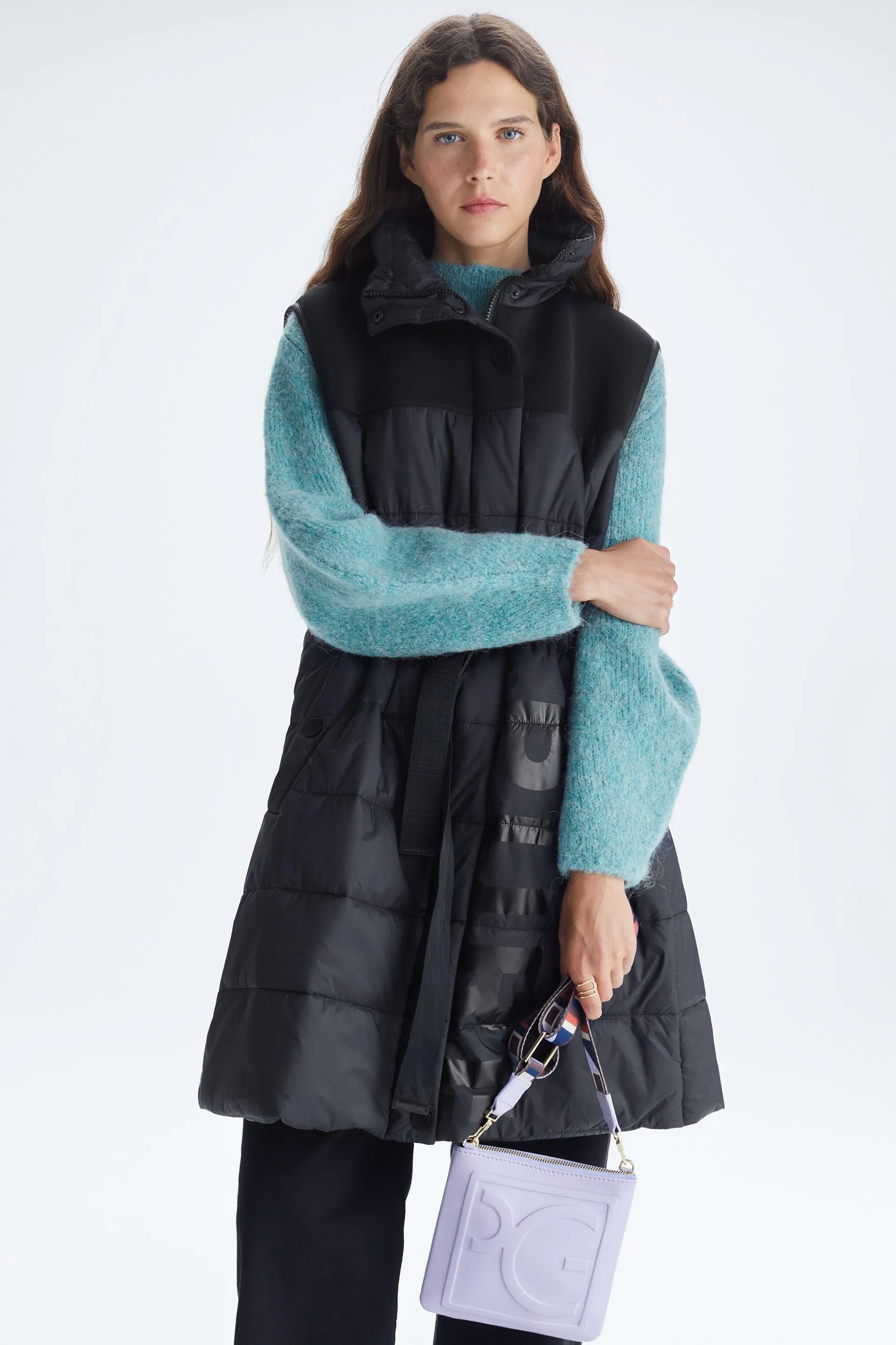 Chaleco largo nylon neopreno PURE