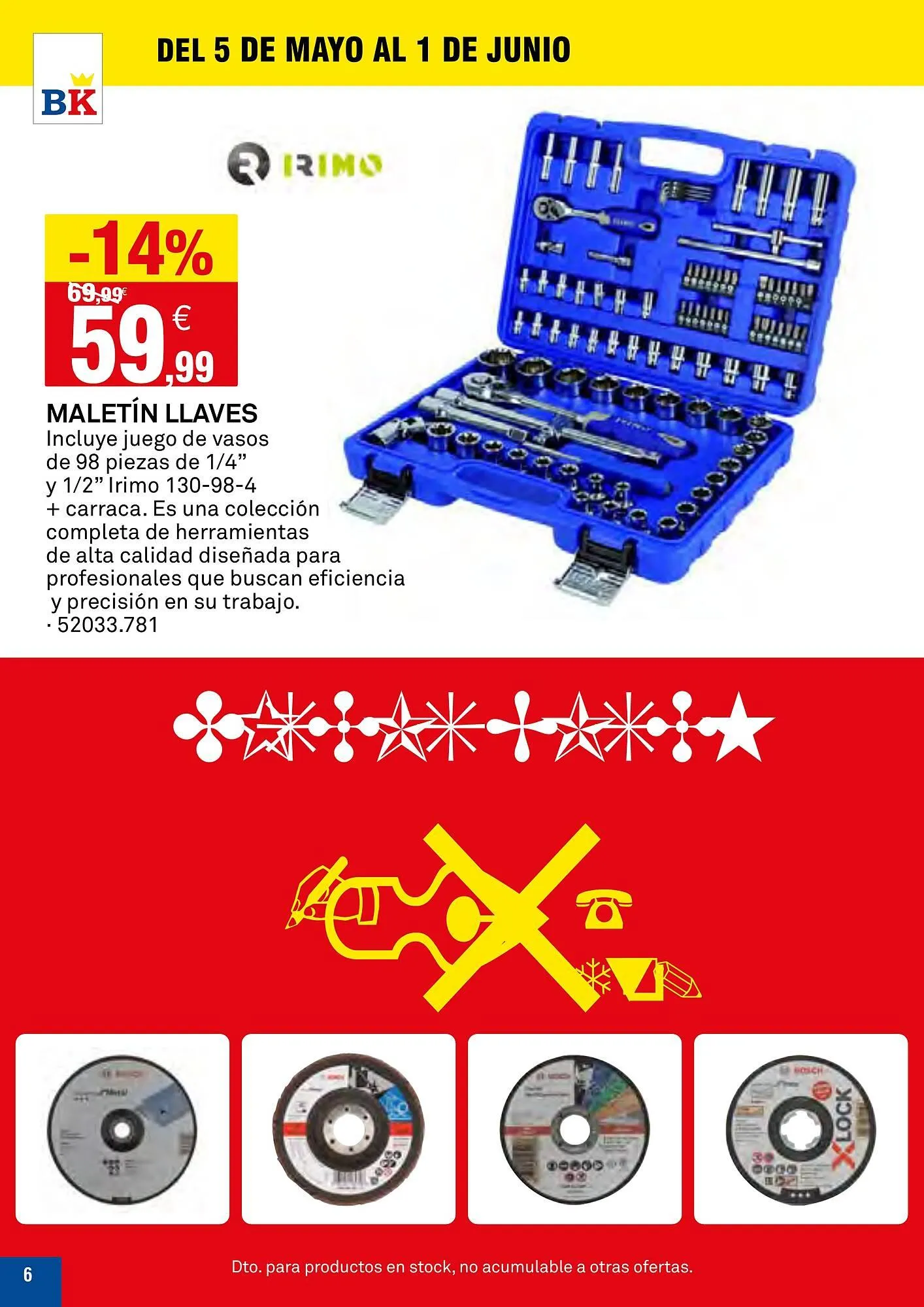 Catálogo de Folleto Bricoking 5 de mayo al 1 de junio 2025 - Página 6