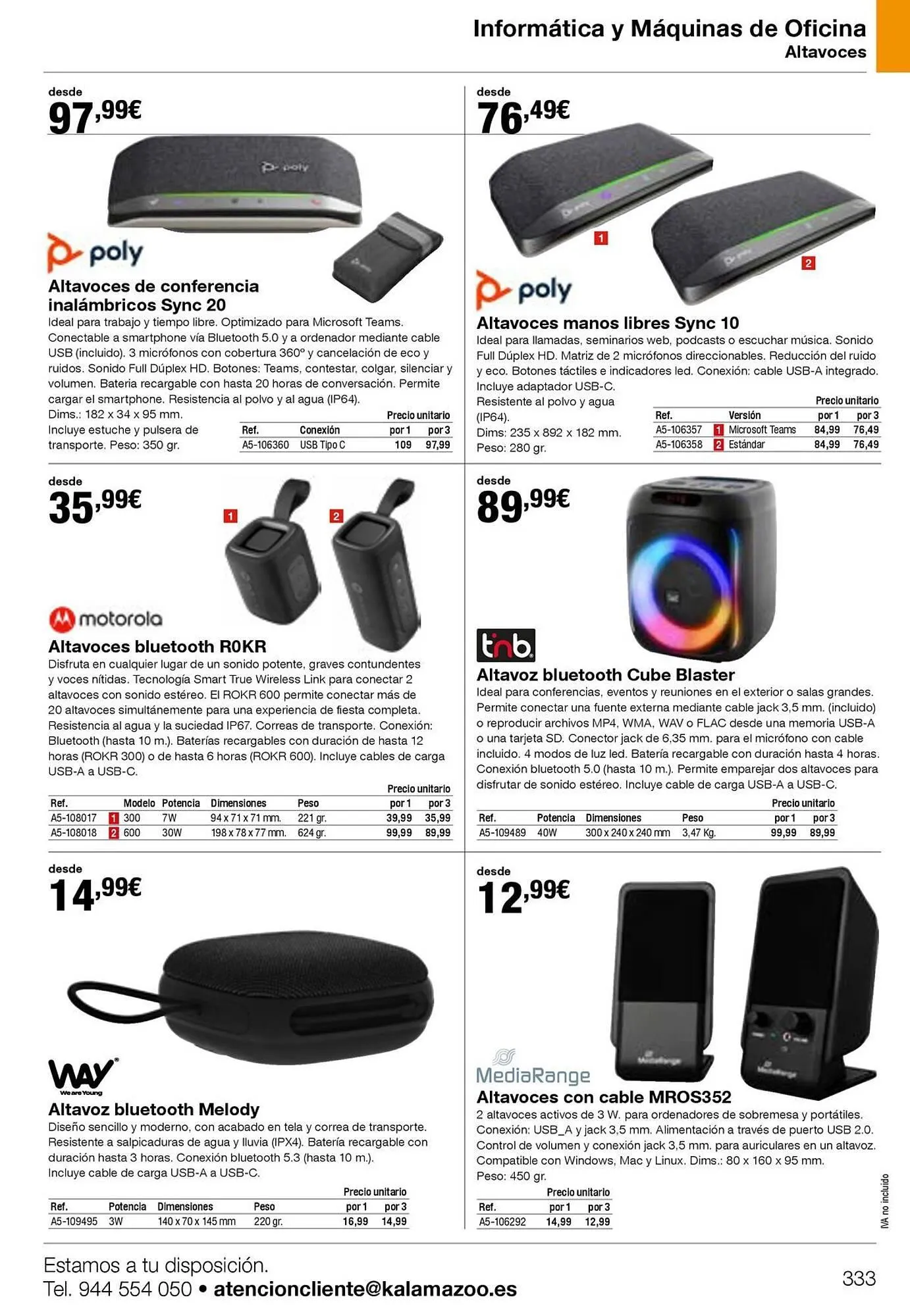 Catálogo de Folleto Staples Kalamazoo 19 de enero al 31 de diciembre 2026 - Página 333