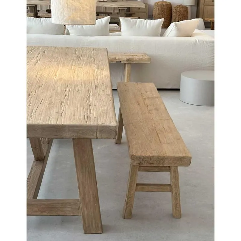 Olmo wood bench 180cm Palo Santo