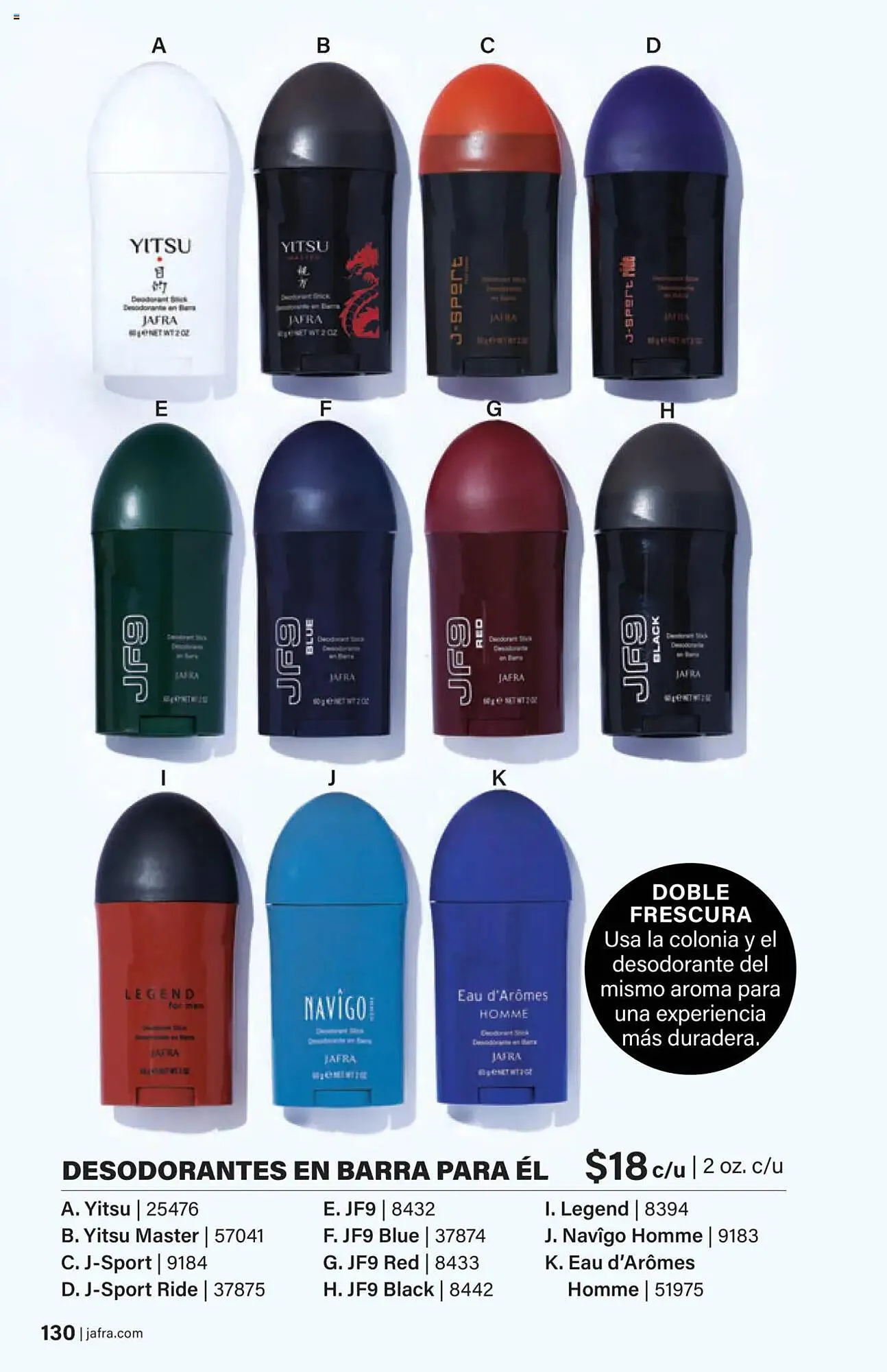 Catálogo de Folleto JAFRA 1 de agosto al 31 de diciembre 2025 - Página 130