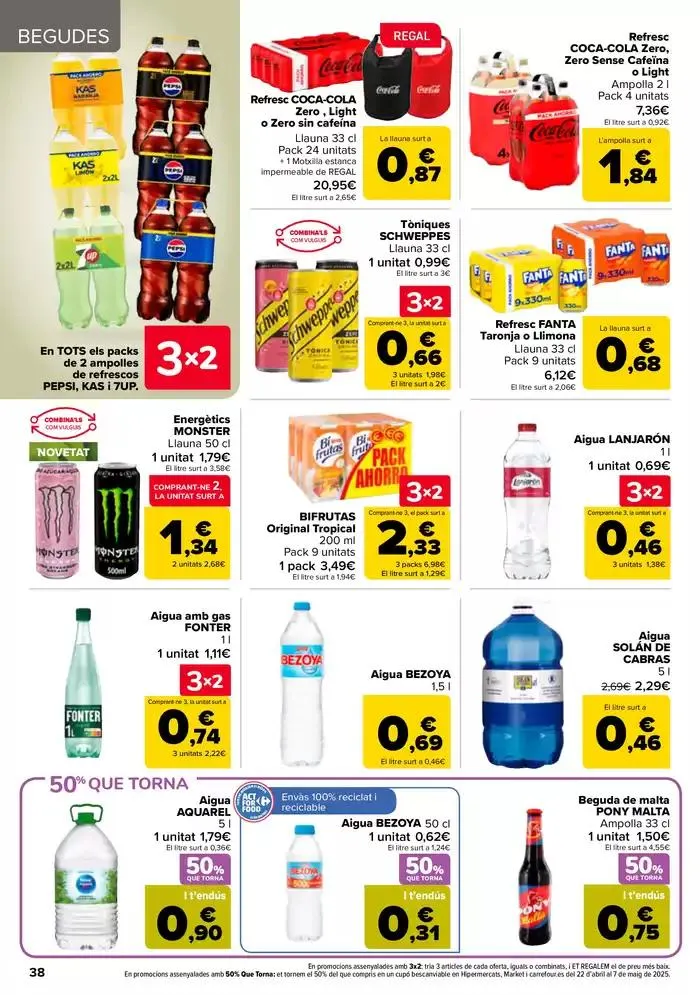 Catálogo de 50% QUE VUELVE + 3x2 10 de abril al 21 de abril 2025 - Página 38