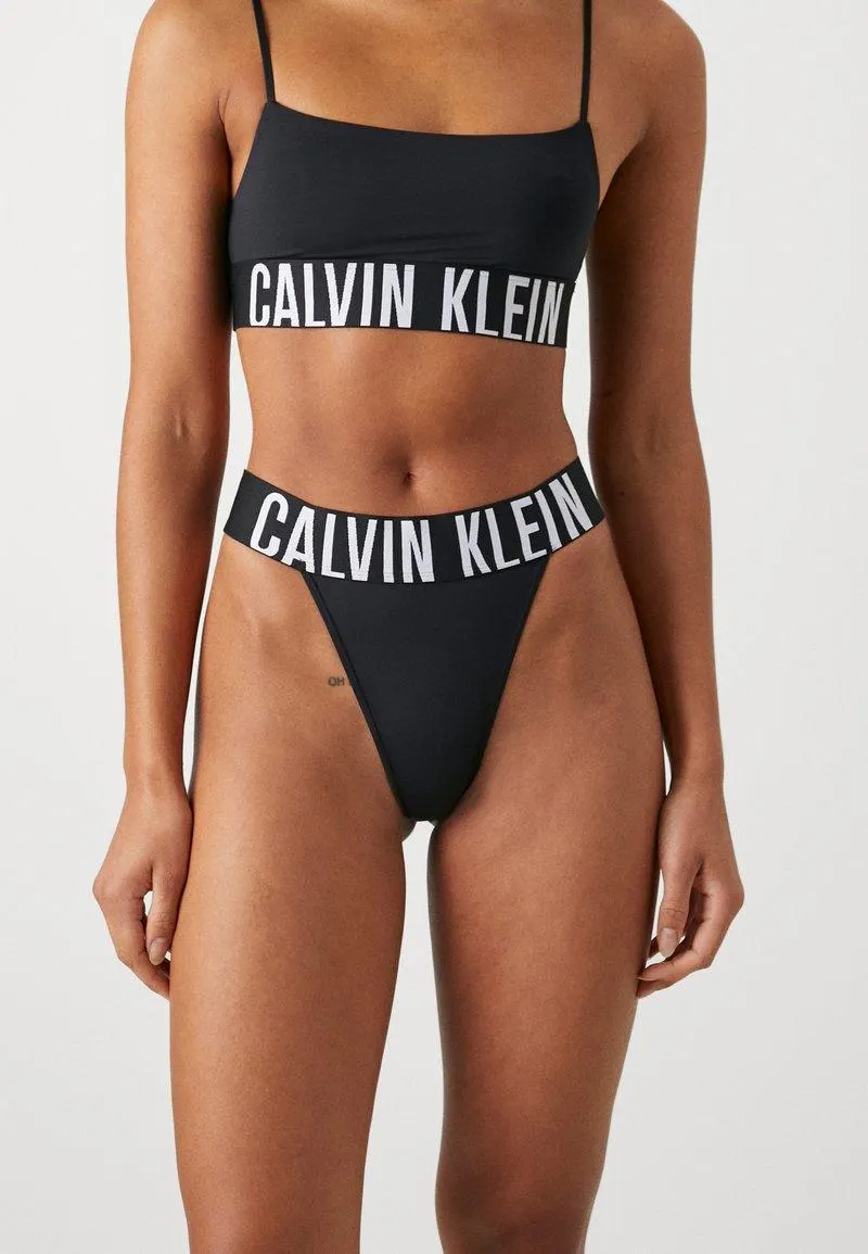 HIGH LEG THONG INTENSE POWER - Tanga - black