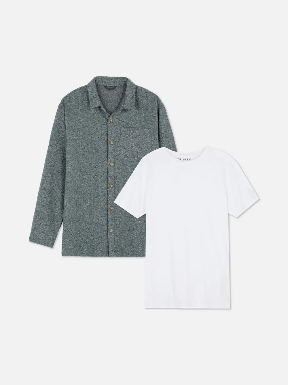 7-15 años | Set de camiseta y camisa de manga larga