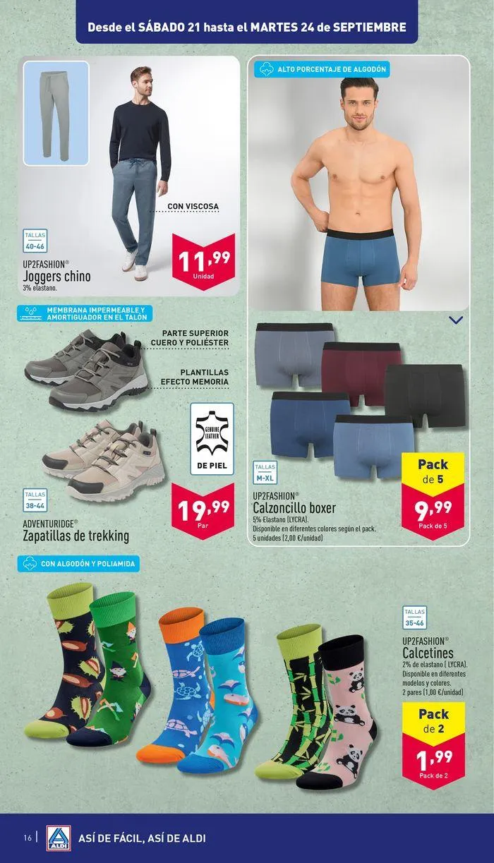 Catálogo de ¡Así de fácil, así de Aldi! 18 de septiembre al 24 de septiembre 2024 - Página 16
