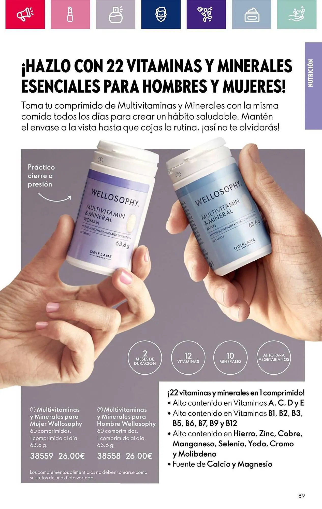 Catálogo de Folleto Oriflame 2 de enero al 22 de enero 2024 - Página 89