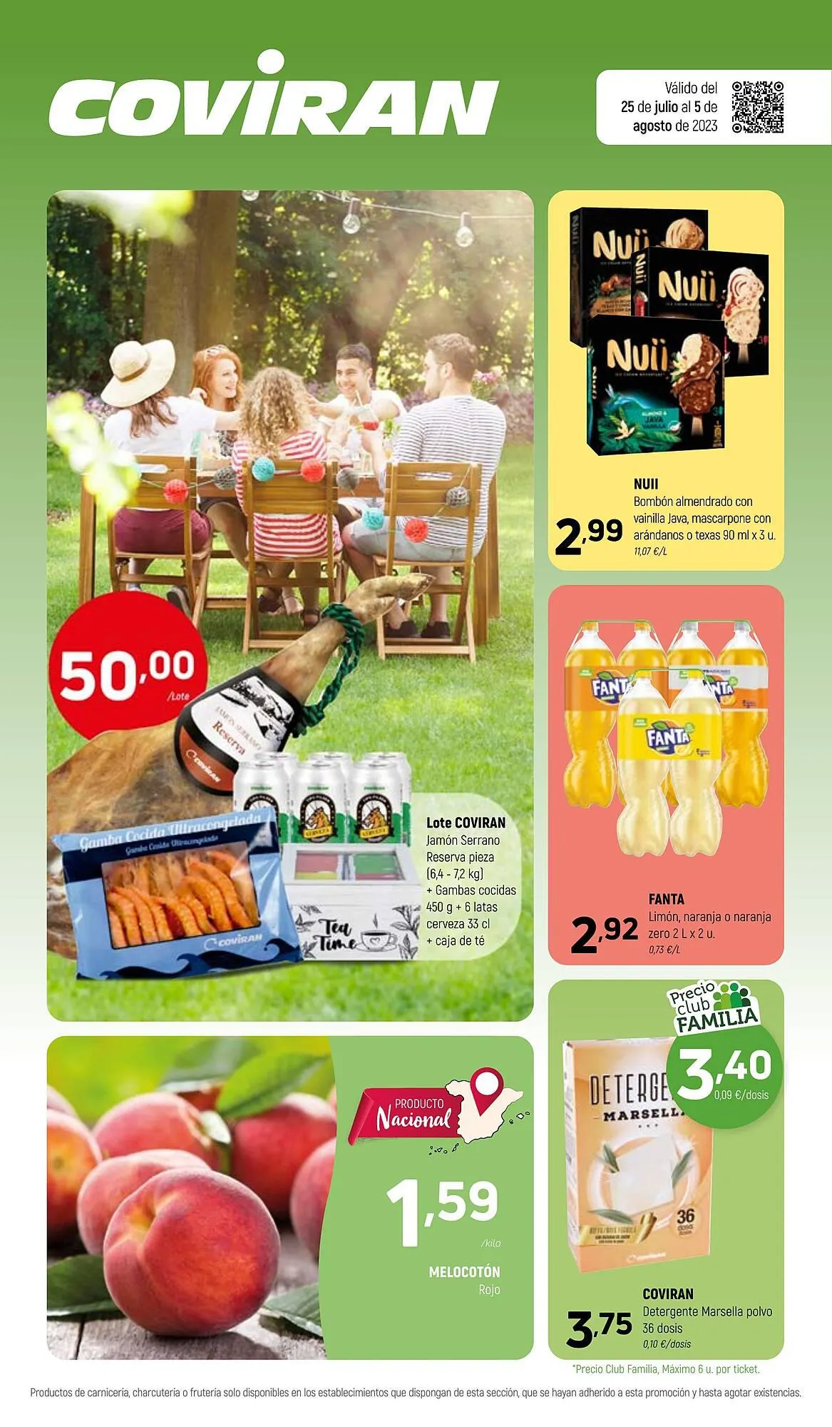 Catálogo de Folleto Coviran 25 de julio al 5 de agosto 2023 - Página 1