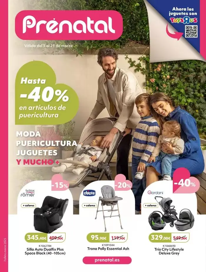Catálogo de Hasta -40% en artículos de puericultura 3 de marzo al 23 de marzo 2025 - Página 1