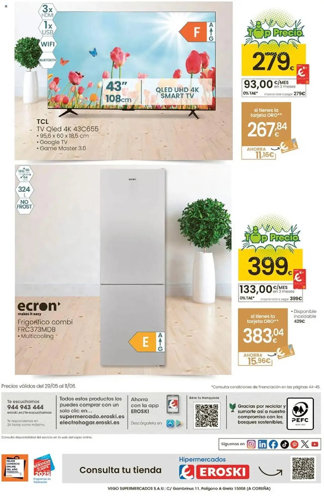 Catálogo de Folleto Eroski 29 de mayo al 10 de junio 2025 - Página 64