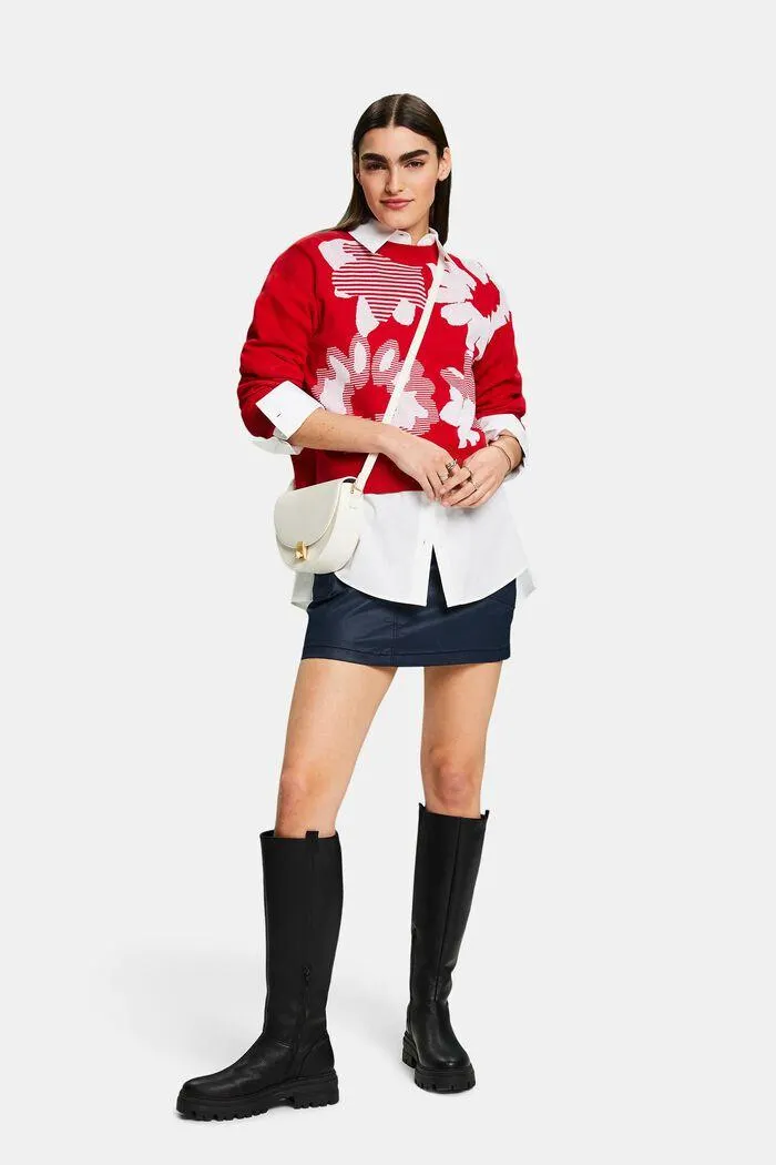 Sudadera de algodón jacquard