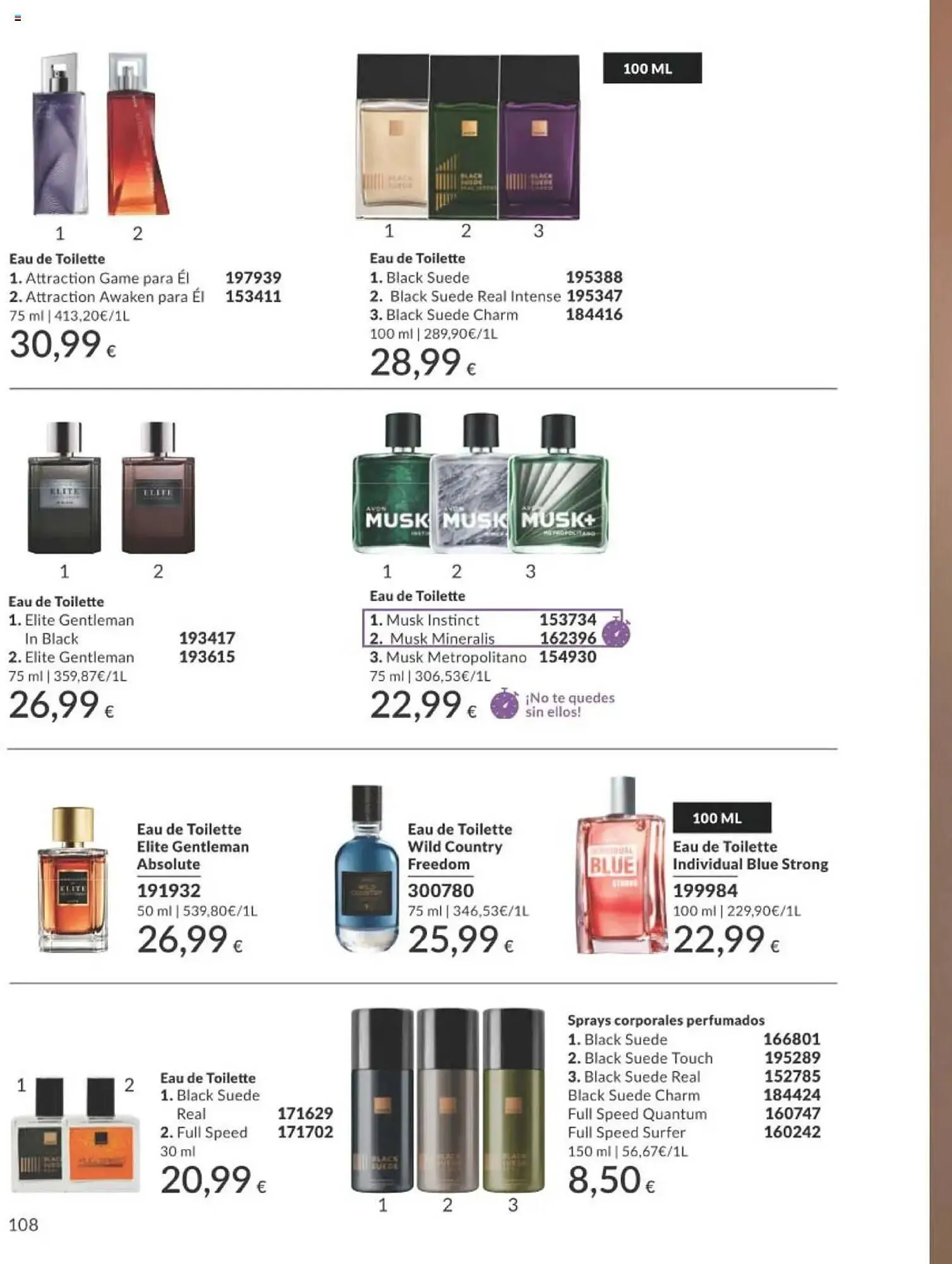 Catálogo de Folleto AVON 1 de julio al 31 de julio 2025 - Página 108