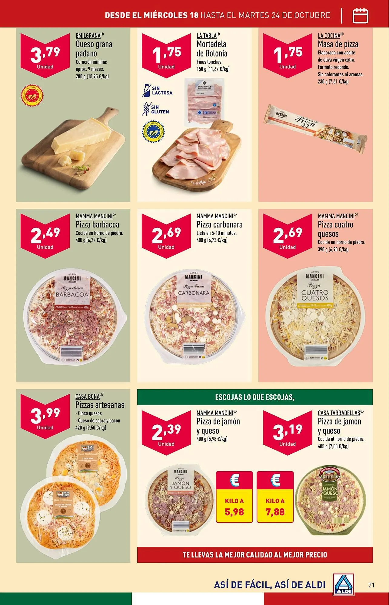 Catálogo de Folleto ALDI 18 de octubre al 24 de octubre 2023 - Página 21