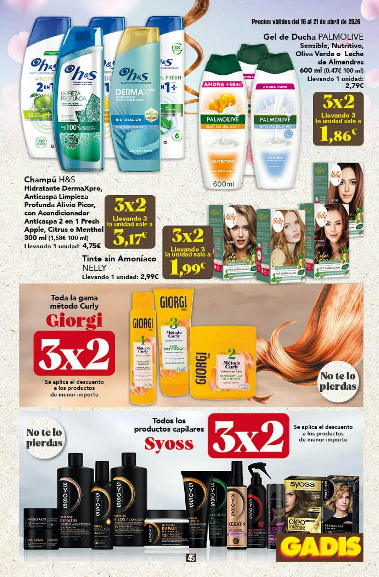 Catálogo de Folleto Gadis 16 de abril al 21 de abril 2026 - Página 45