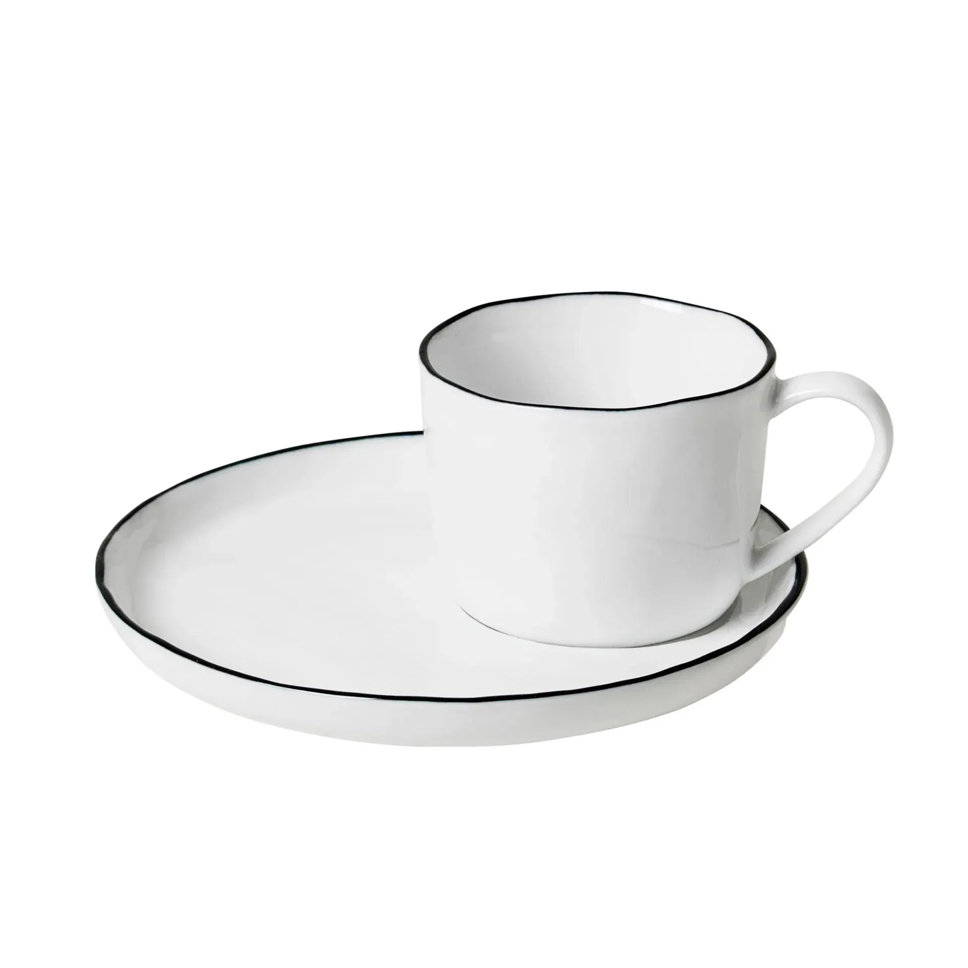 Salt cup and saucer small, 5 cm
