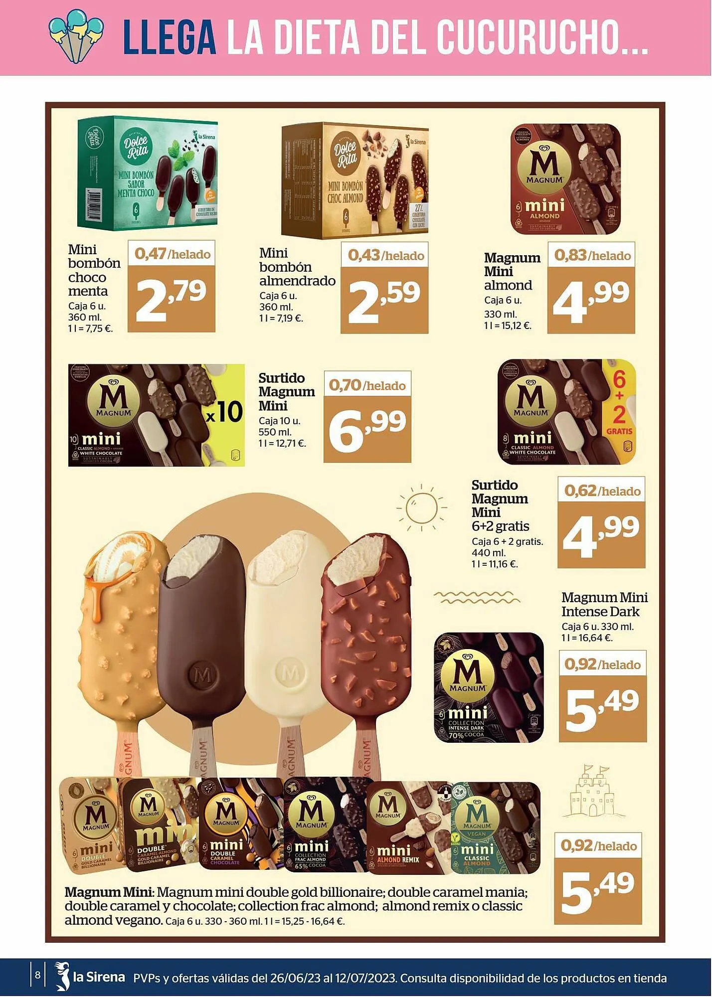 Catálogo de Folleto La Sirena 26 de junio al 12 de julio 2023 - Página 8