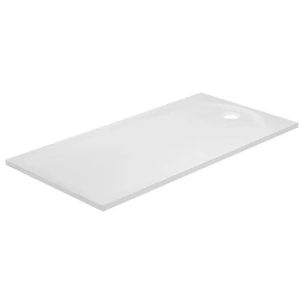 Plato ducha Calicia resina blanco 140x70cm Cooke & Lewis