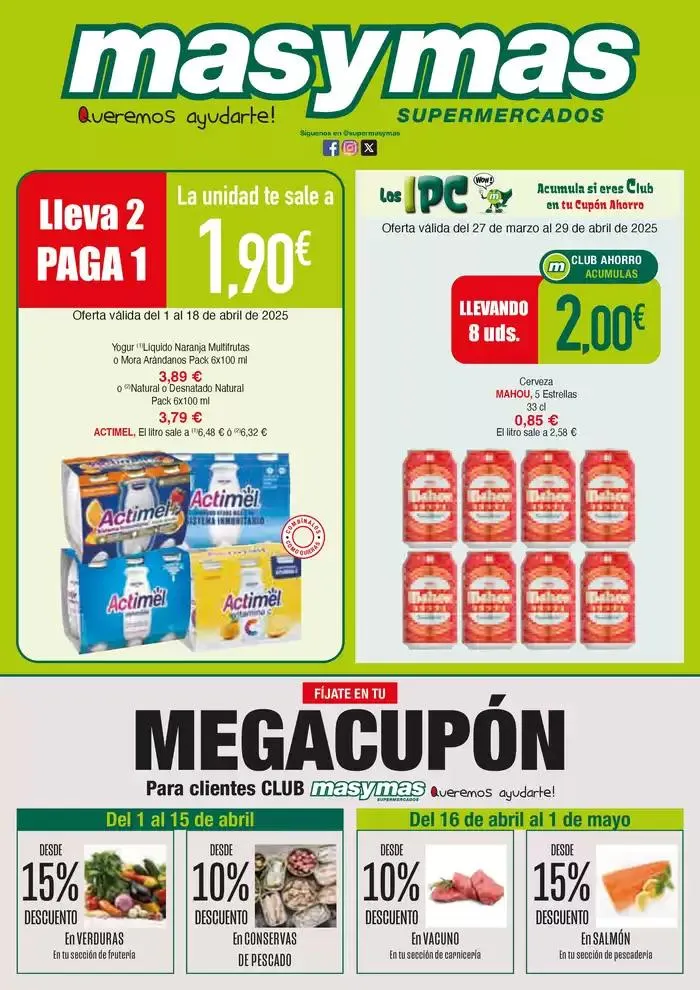 Catálogo de Oferta válida del 27 de marzo al 29 de abril 27 de marzo al 29 de abril 2025 - Página 1