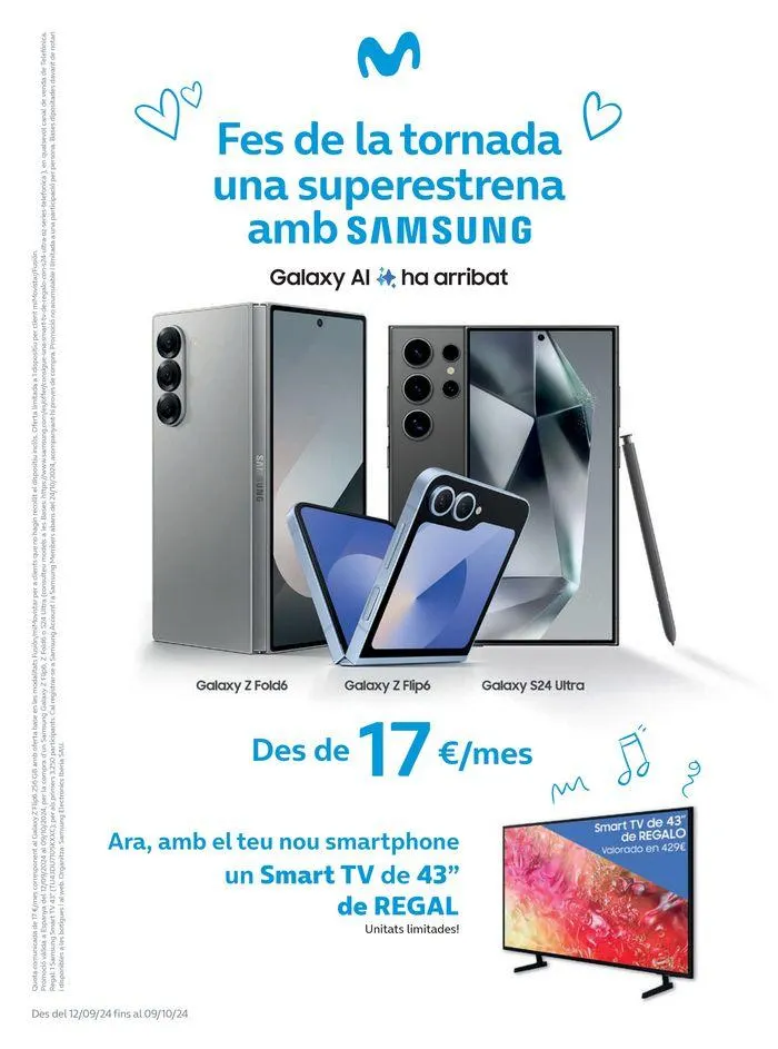 Catálogo de Fes de la tornada una superestrena amb Samsung 16 de septiembre al 9 de octubre 2024 - Página 1