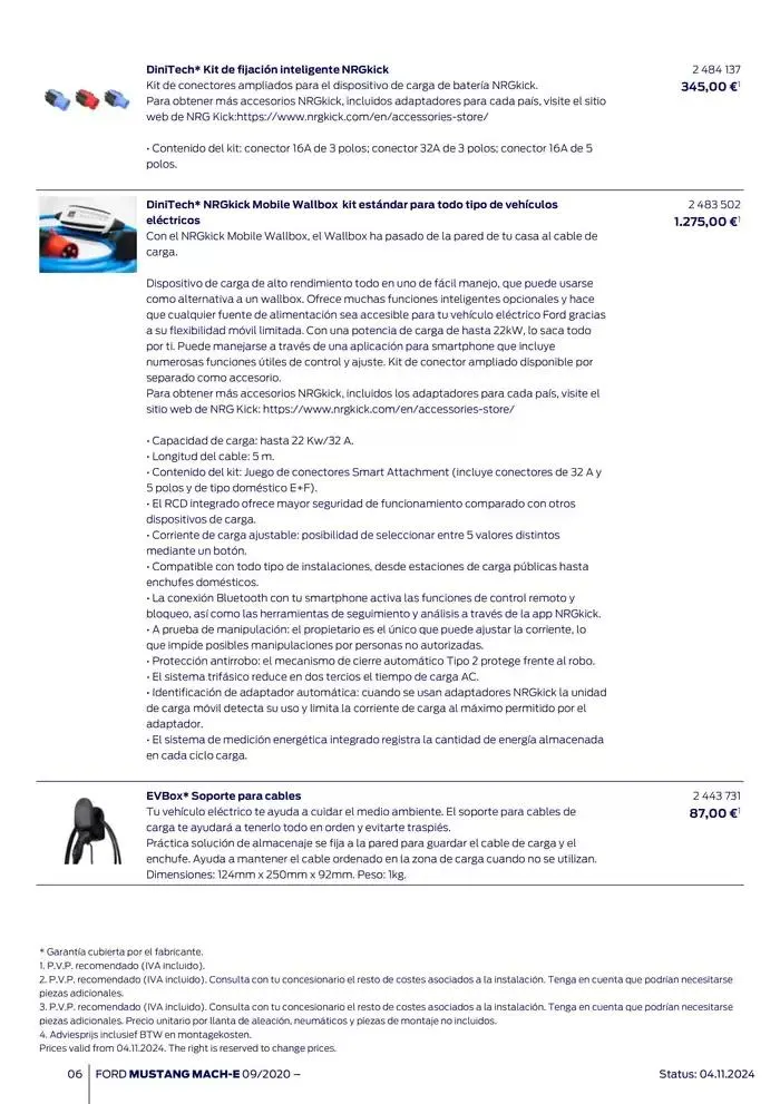Catálogo de Ford de accesorios Ford Mustang Mach-E 13 de noviembre al 13 de noviembre 2025 - Página 6