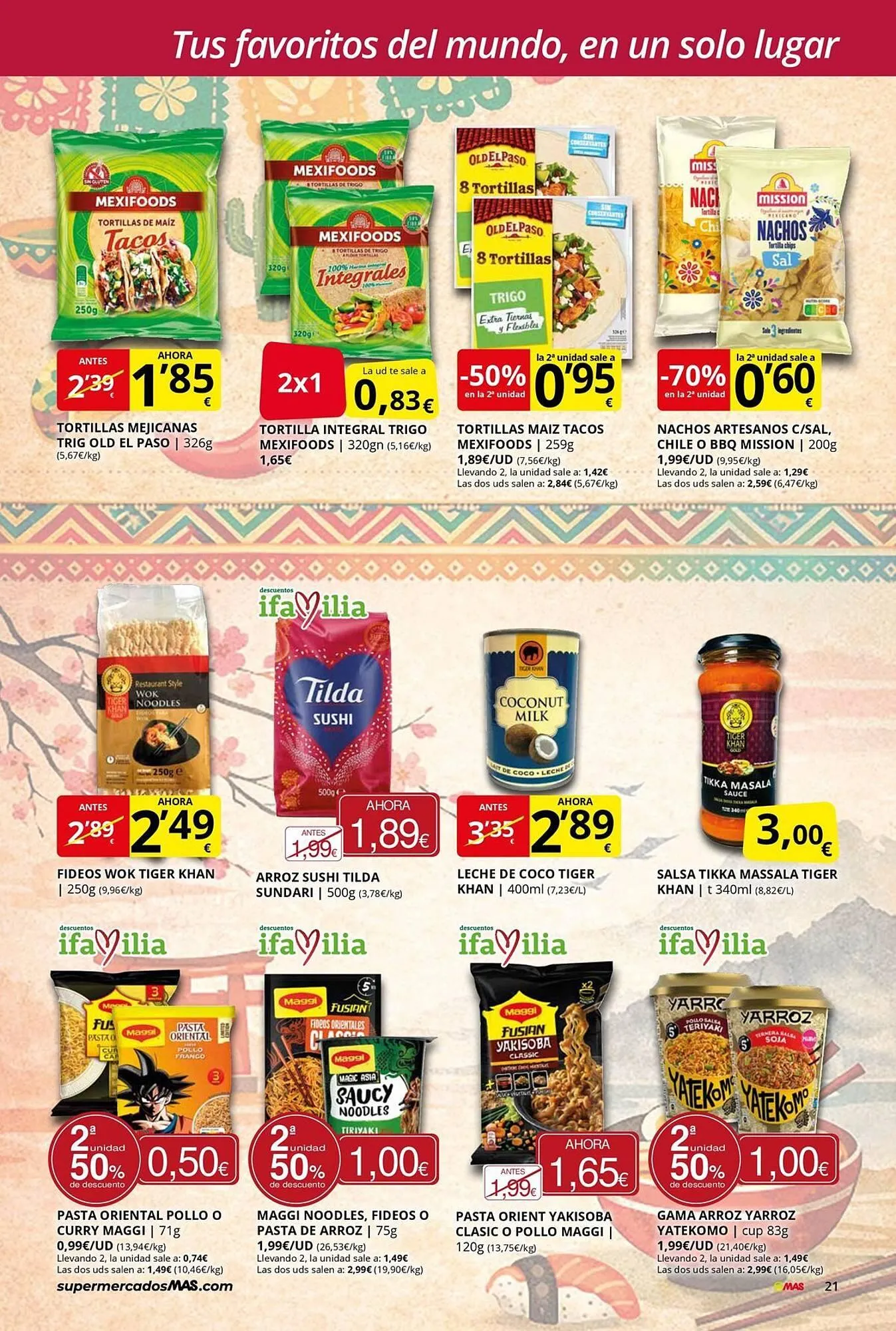 Catálogo de Folleto Supermercados MAS 27 de marzo al 29 de abril 2026 - Página 21