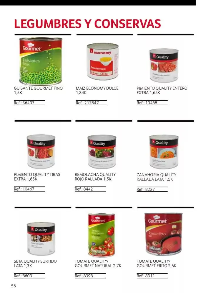 Catálogo de Nuestra selección de hostelería 1 de marzo al 30 de abril 2025 - Página 56