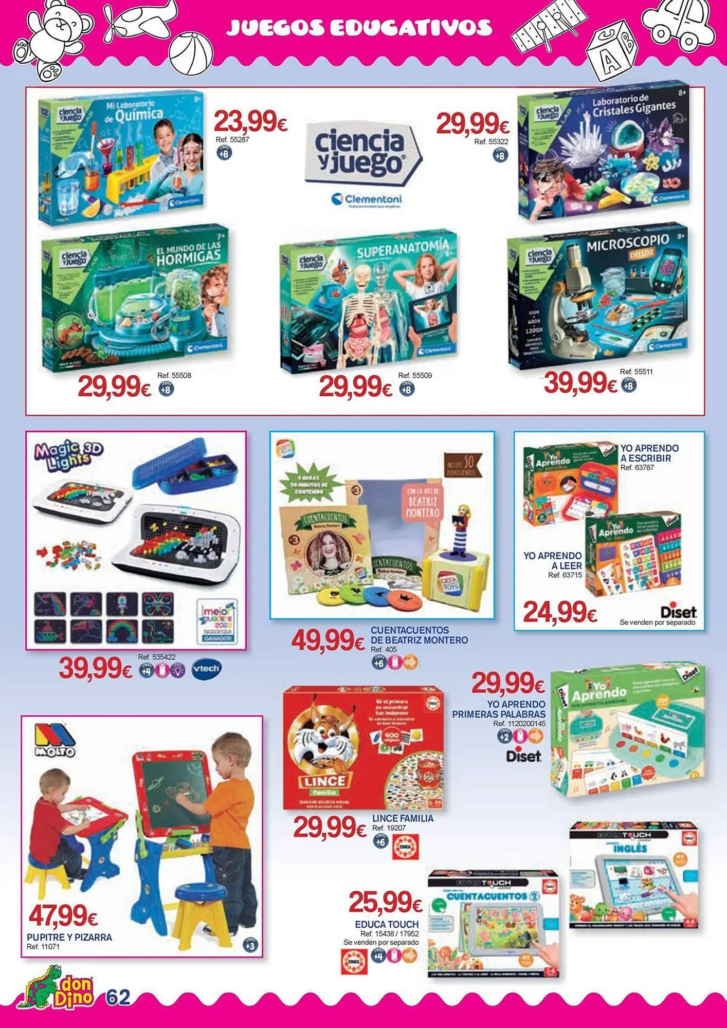Catálogo de Folleto Juguetes Carrión 30 de octubre al 4 de diciembre 2023 - Página 62