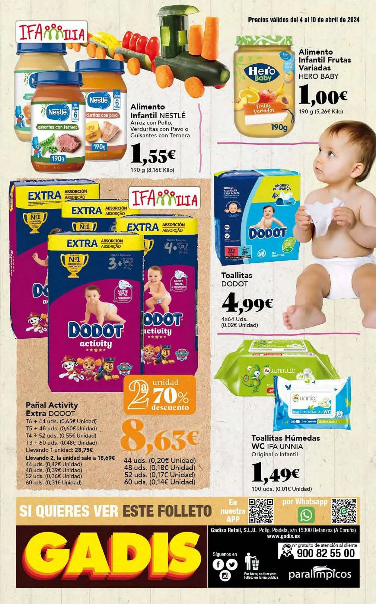 Catálogo de Folleto Gadis 4 de abril al 10 de abril 2024 - Página 40