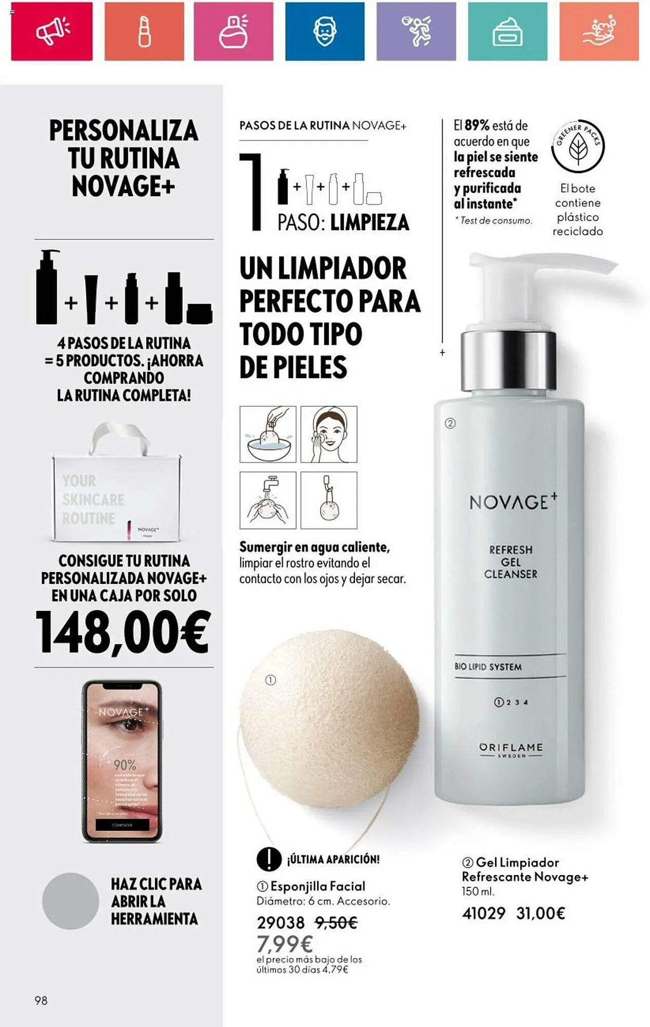 Catálogo de Folleto Oriflame 7 de mayo al 27 de mayo 2024 - Página 98