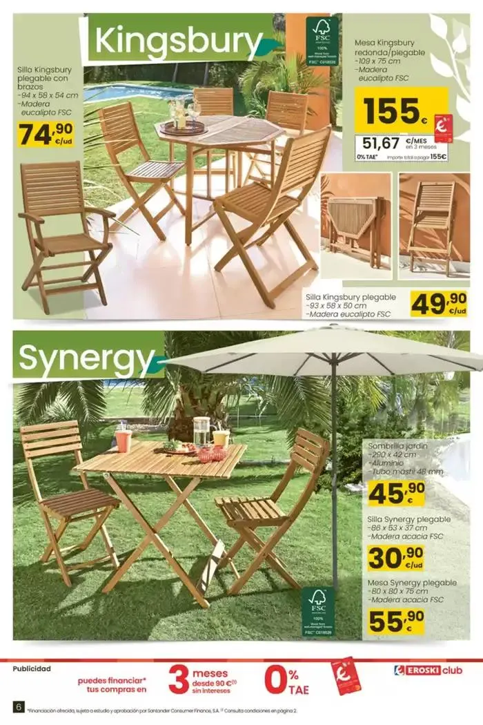 Catálogo de Terraza y jardín  3 de abril al 30 de abril 2025 - Página 6