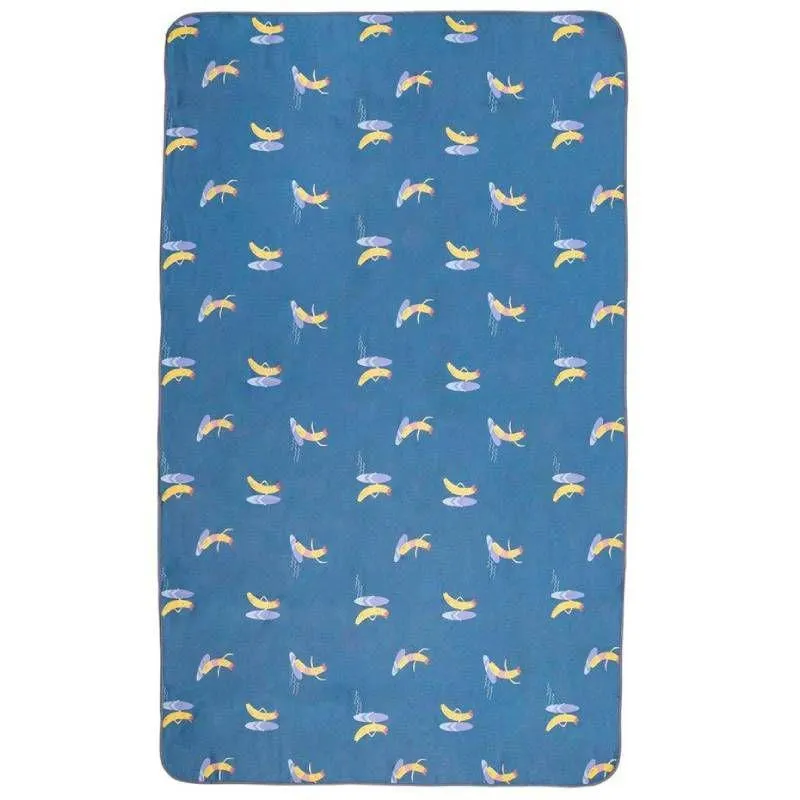 Toalla Microfibra Bananas Azul
