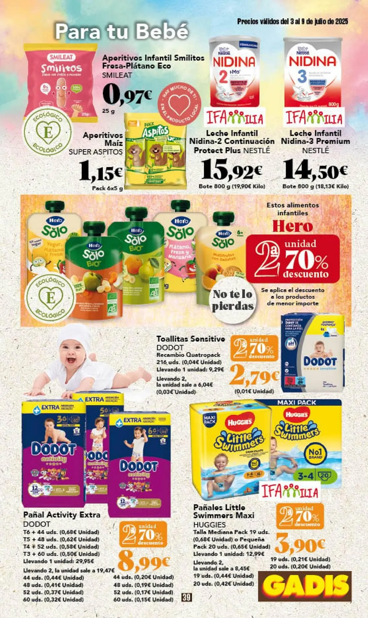 Catálogo de Folleto Gadis 3 de julio al 9 de julio 2025 - Página 39