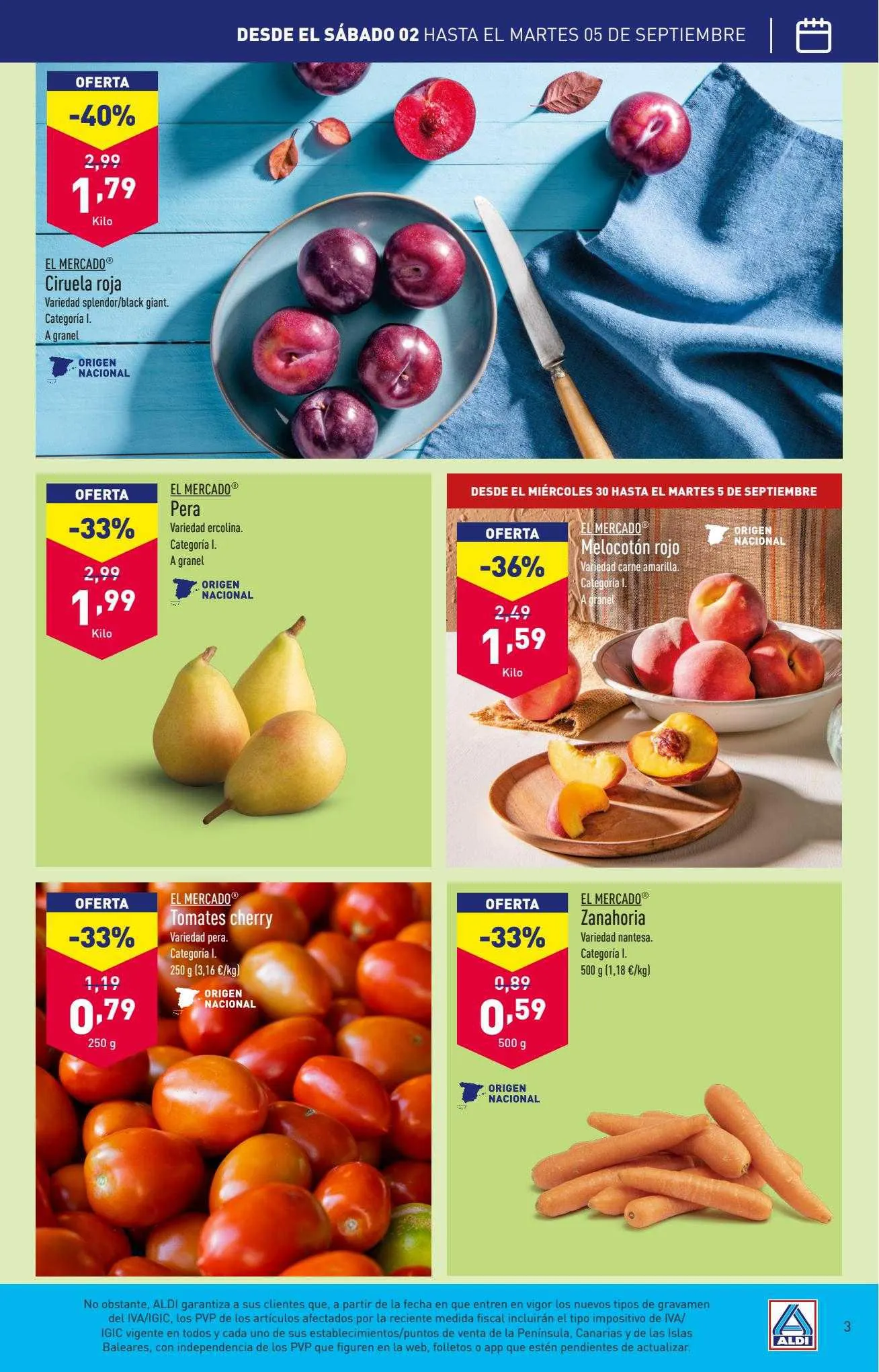 Catálogo de ALDI Folleto 28 de agosto al 3 de septiembre 2023 - Página 3