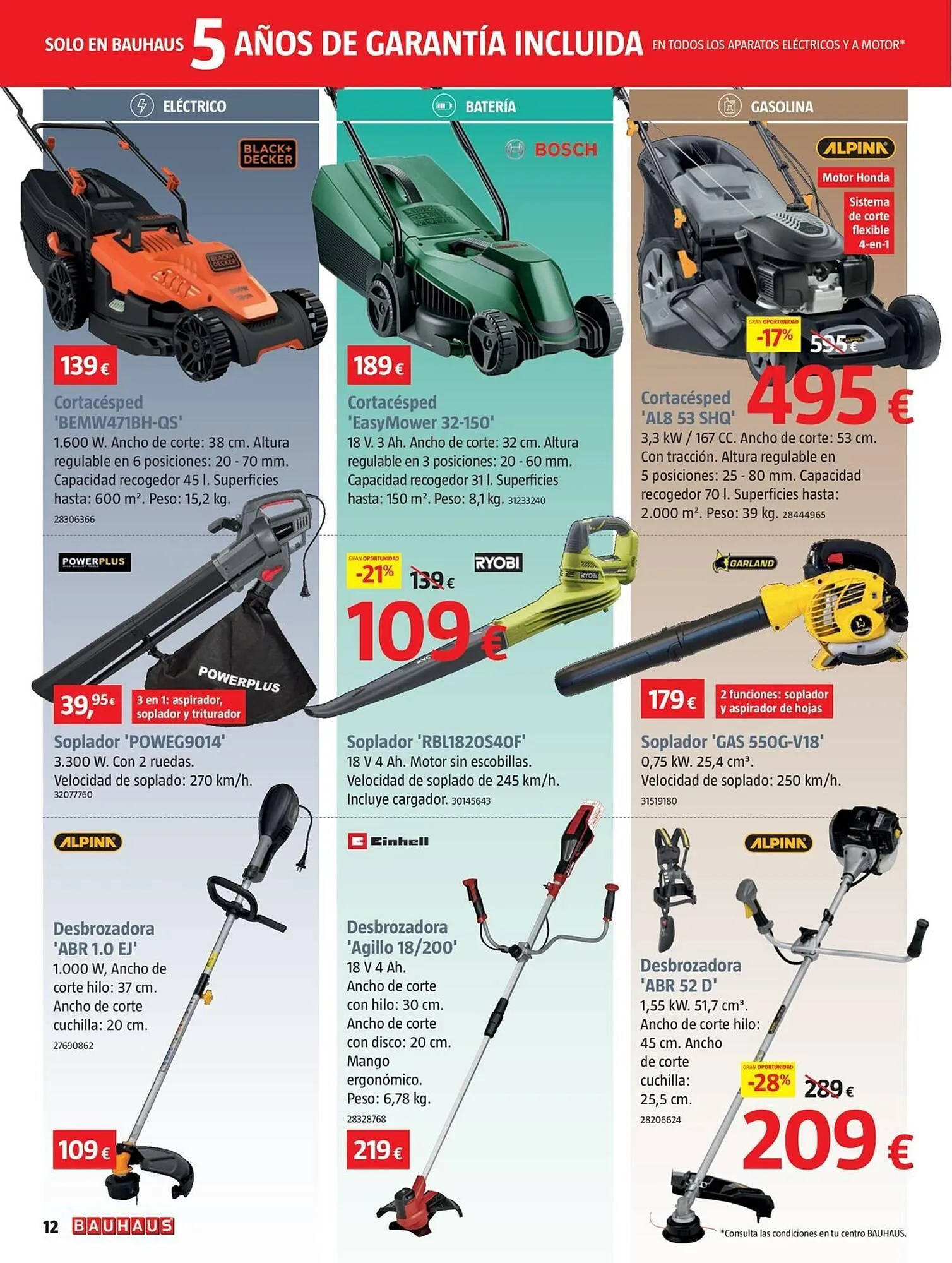 Catálogo de Folleto Bauhaus 26 de junio al 23 de julio 2025 - Página 12