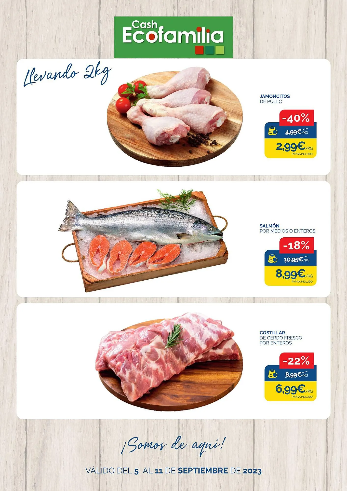 Catálogo de Folleto Cash Ecofamilia 5 de septiembre al 11 de septiembre 2023 - Página 1