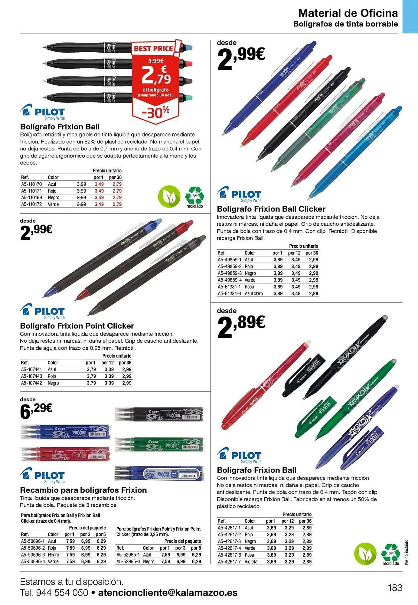 Catálogo de Folleto Staples Kalamazoo 19 de enero al 31 de diciembre 2026 - Página 183