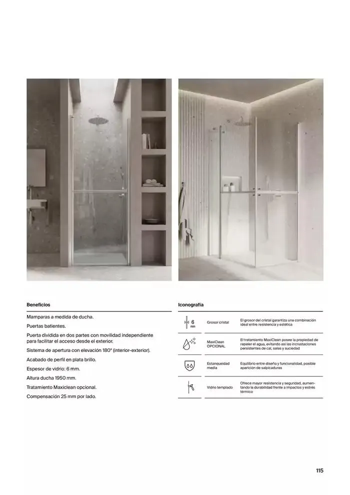 Catálogo de Platos de Ducha, Bañeras y Mamparas 9 de enero al 31 de diciembre 2025 - Página 117