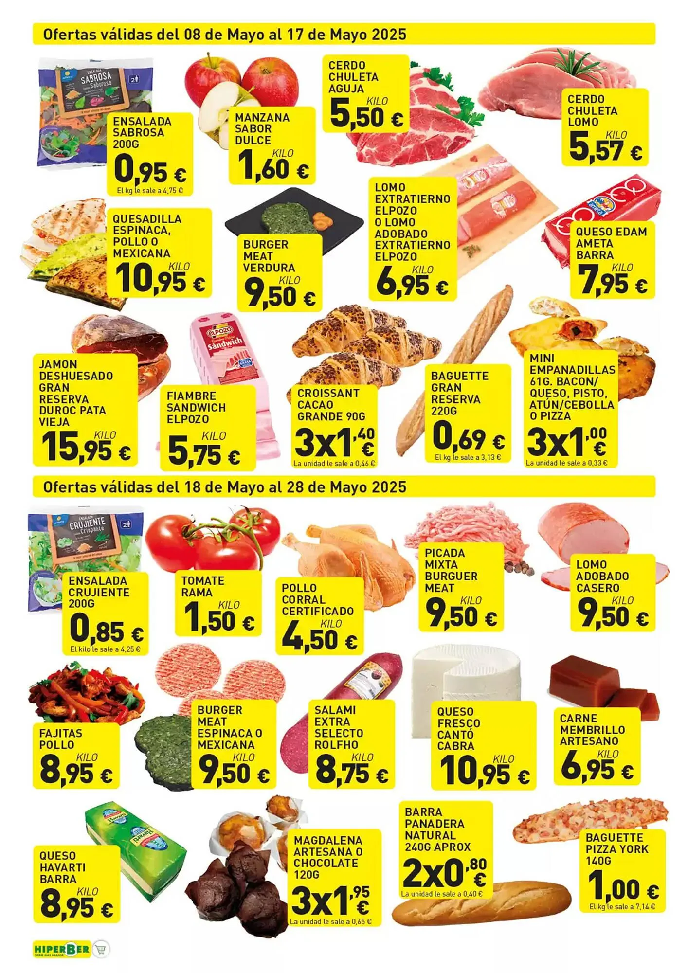 Catálogo de Folleto Hiperber 8 de mayo al 28 de mayo 2025 - Página 2