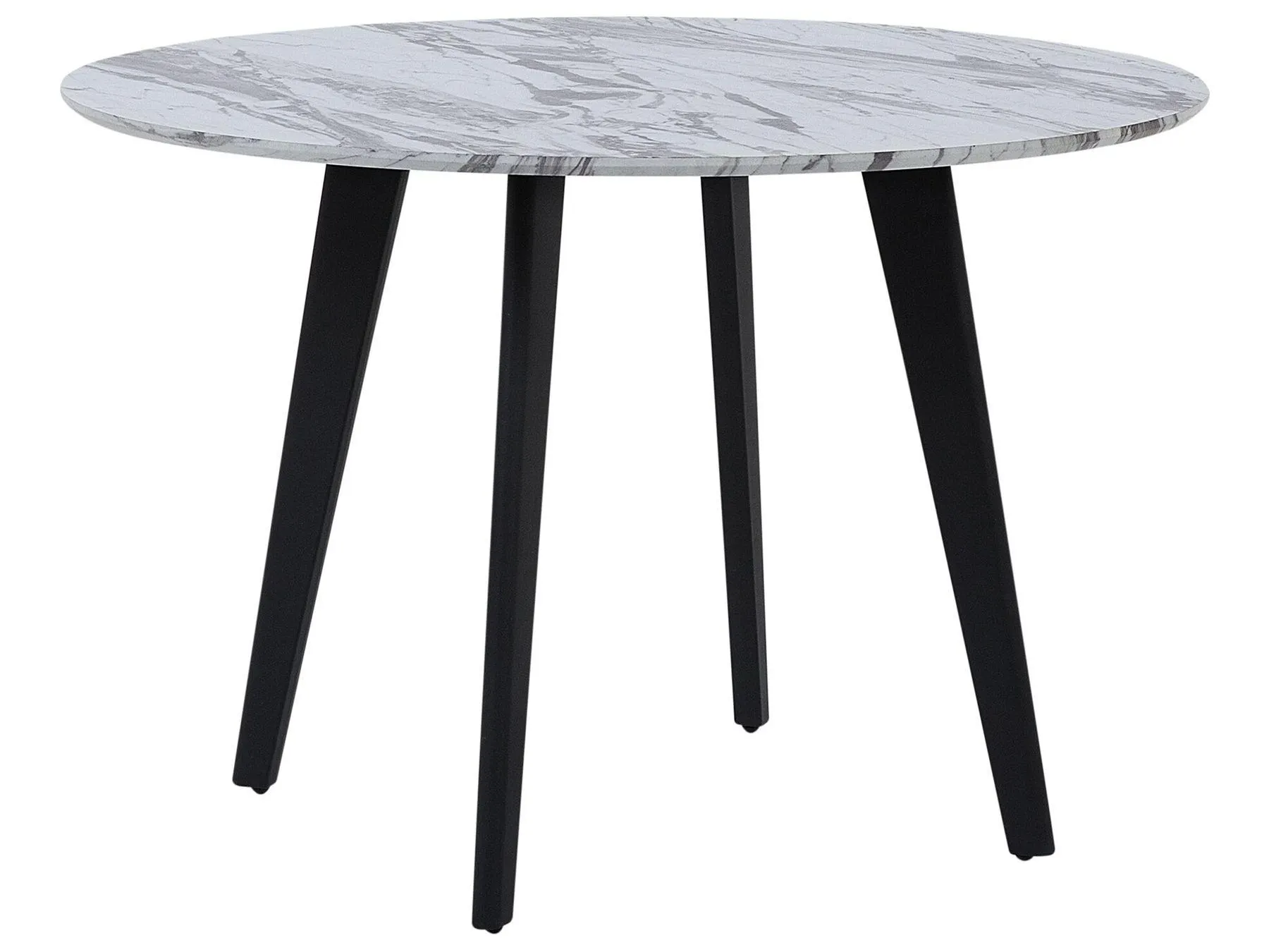 Mesa de comedor MOSBY Mármol blanco 110 cm 110 cm