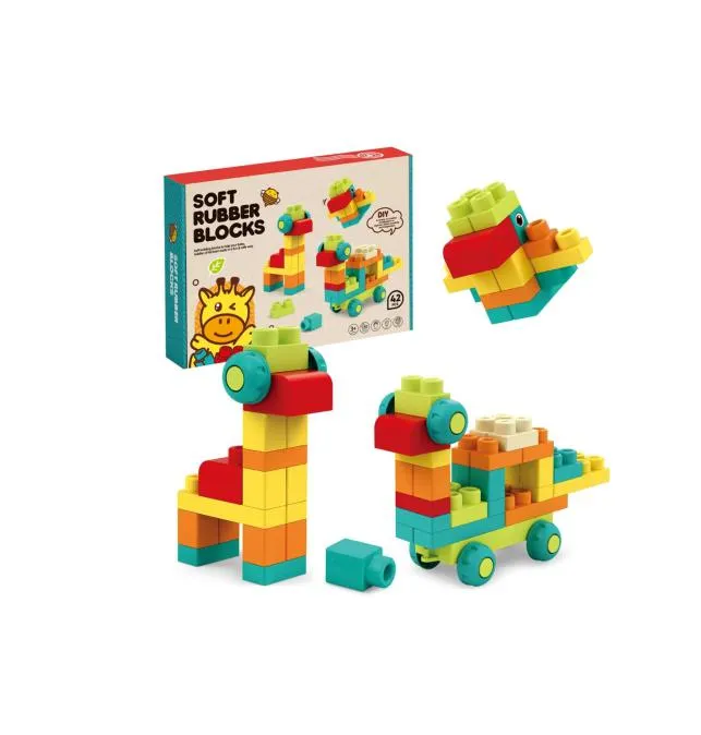 BLOQUE CONSTRUCCIÓN GOMA BLANDA