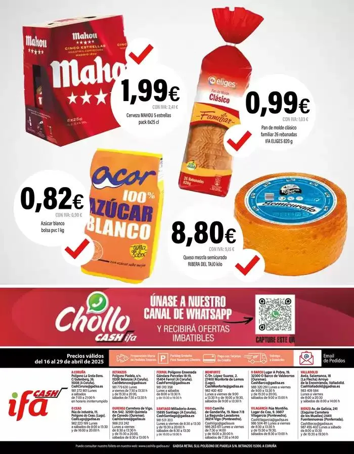 Catálogo de Precios válidos del 16 al 29 de abril 16 de abril al 29 de abril 2025 - Página 20