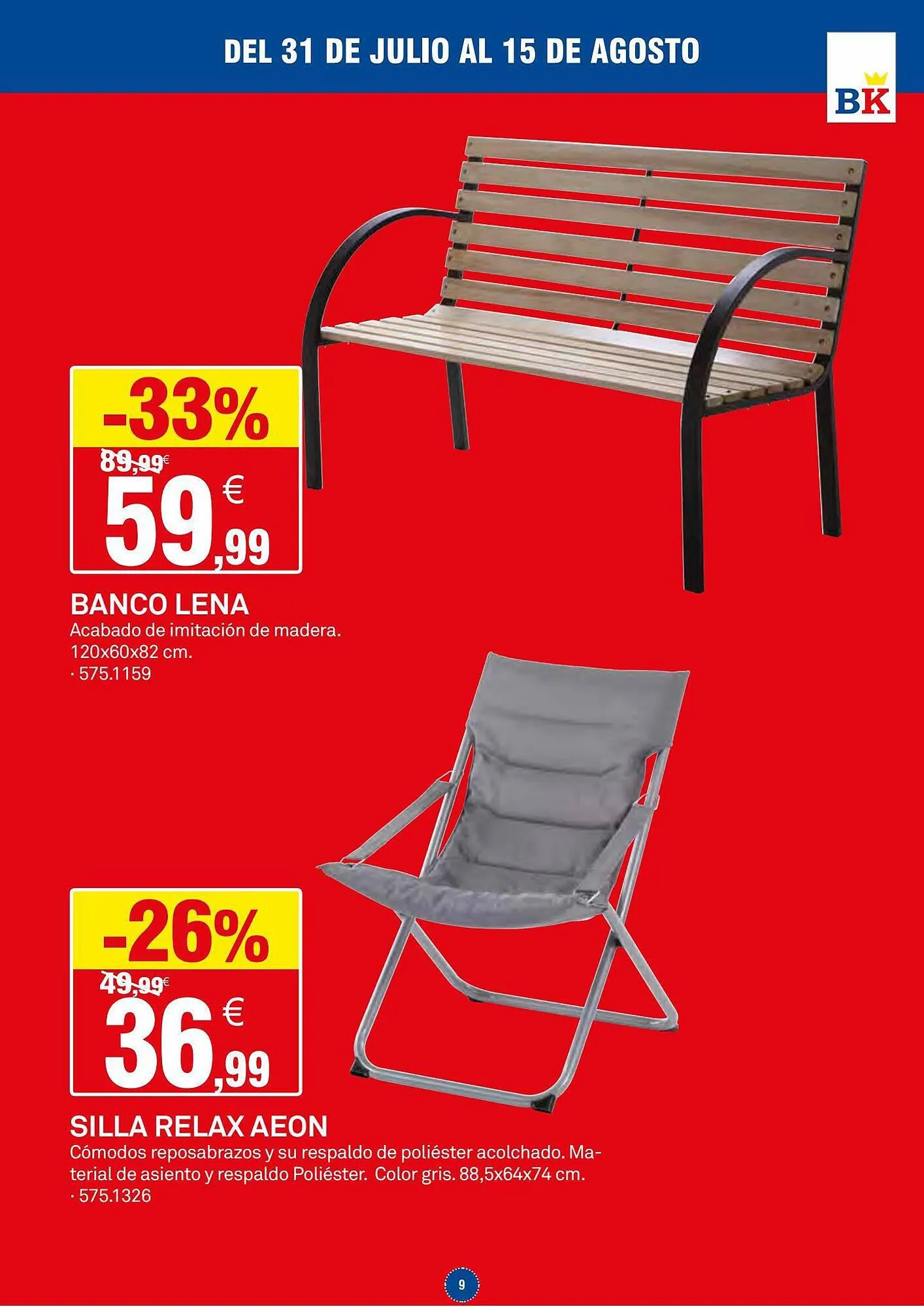 Catálogo de Folleto Bricoking 31 de julio al 3 de agosto 2023 - Página 9