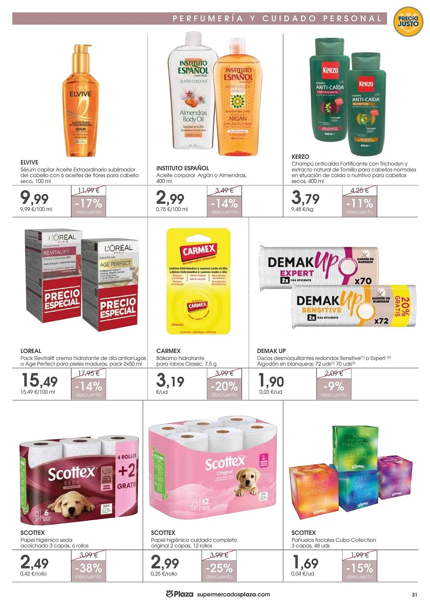 Catálogo de Folleto Supermercados Plaza 10 de abril al 22 de abril 2026 - Página 31