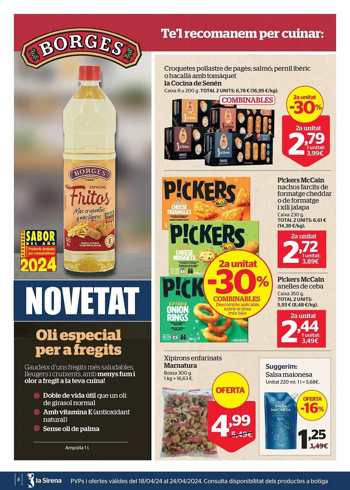 Catálogo de Folleto La Sirena 18 de abril al 24 de abril 2024 - Página 8