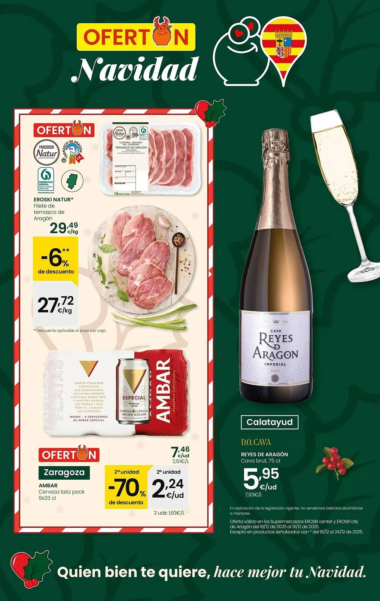 Catálogo de Folleto Eroski 18 de diciembre al 31 de diciembre 2025 - Página 1