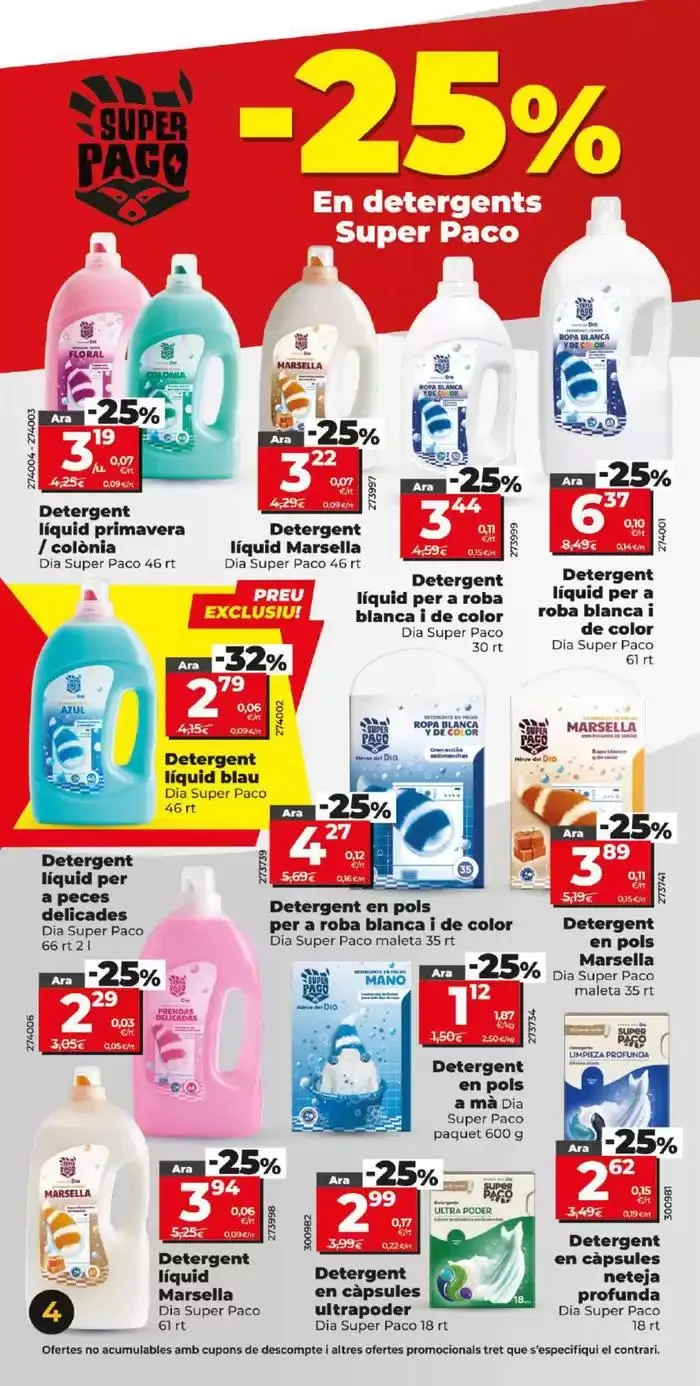 Catálogo de Estalvi en Gran del del 2 al 8 d'abril 2 de abril al 8 de abril 2025 - Página 4