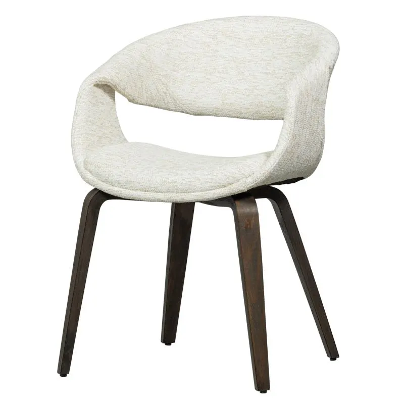 Silla YOSSI Natural / Marrón Oscuro