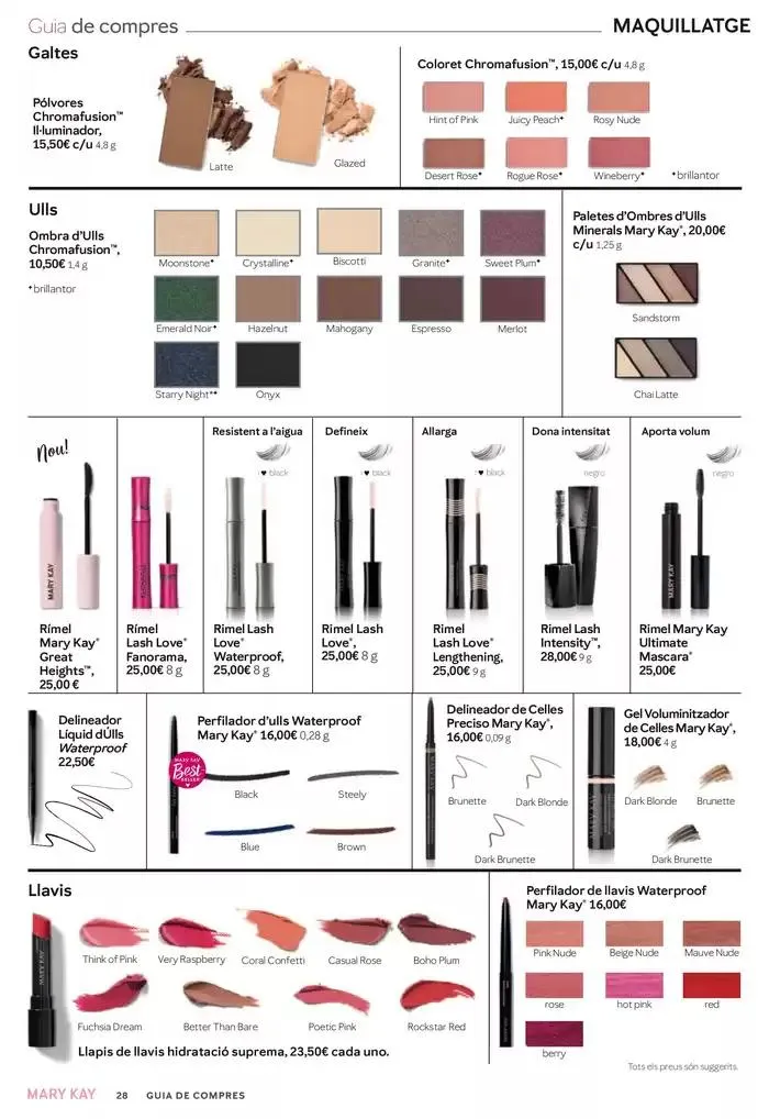 Catálogo de Folleto "Belleza Mary Kay" Catalán - Primavera 2025 16 de abril al 30 de abril 2025 - Página 28