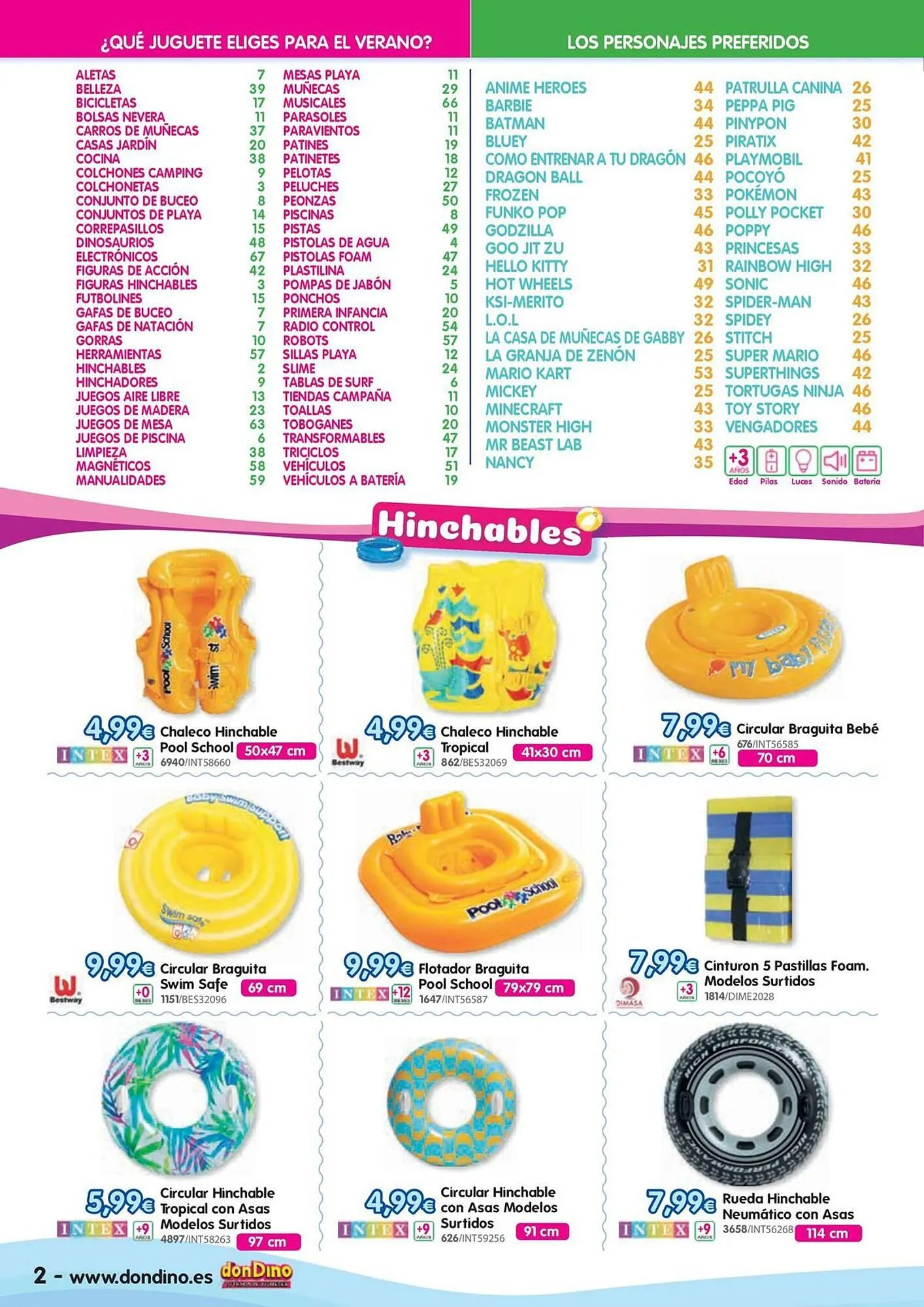 Catálogo de Folleto Don Dino 10 de junio al 30 de agosto 2025 - Página 2